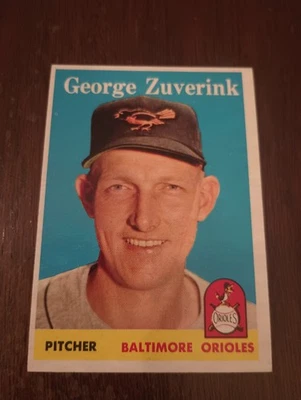 1958 Topps #6 George Zuverink (EXMT+) - Image 1 of 2