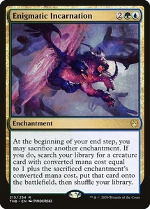 Enigmatic Incarnation 2x FOIL THB MTG Theros Beyond Death Rare MINT green blue - Picture 1 of 1
