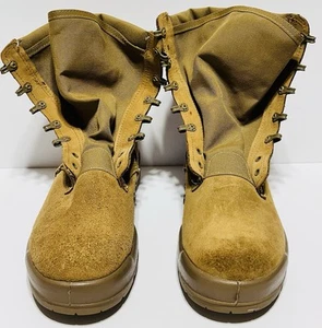 Belleville Militär Stahlkappe Kampfstiefel Größe 9 Weite 18-d-1001 - Bild 1 von 14