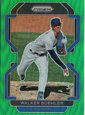 2022 Panini Prizm #72 Walker Buehler Green Prizm - Image 1 of 2
