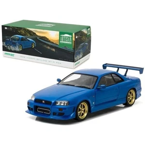 Used. 1/18 Artisan Greenlight 1999 Nissan Skyline GT-R R34 bayside blue. - Picture 1 of 7