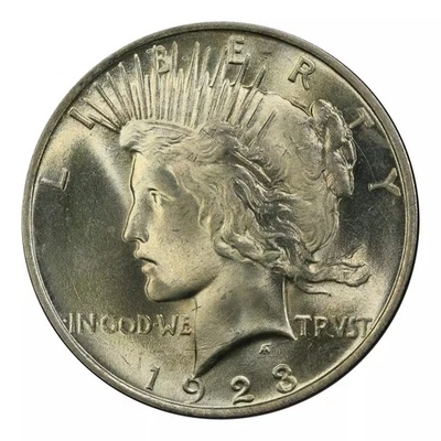 1923 Peace Dollar PCGS MS-66 CAC - Image 1 of 4