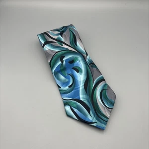 J Garcia Necktie Snail Garden Collection Forty-Three 100% Silk - Picture 1 of 4