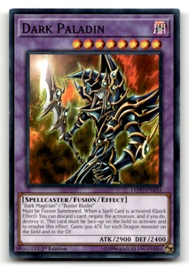Dark Paladin LEDD-ENA34 1st Edition Common Legendary Dragon Decks LP - Picture 1 of 2