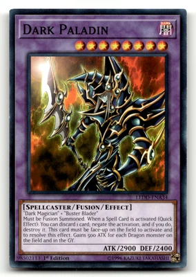 Dark Paladin LEDD-ENA34 1st Edition Common Legendary Dragon Decks LP - Image 1 of 2