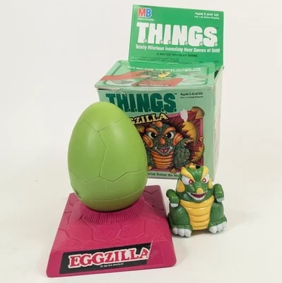 Vintage 1986 Milton Bradley T.H.I.N.G.S. EGGZILLA w/Box! Works! - Image 1 of 4