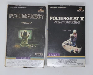 Poltergeist I and II LOT (VHS, 1982) MGM/UA Big Box Steven Spielberg Horror - Picture 1 of 24