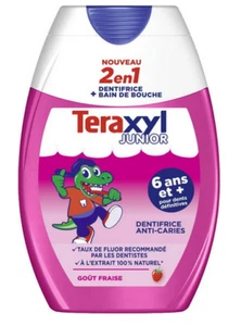 Teraxyl Junior - Zahnpasta + Mundspülung Vollschutz 2 in 1 Flac - Bild 1 von 1