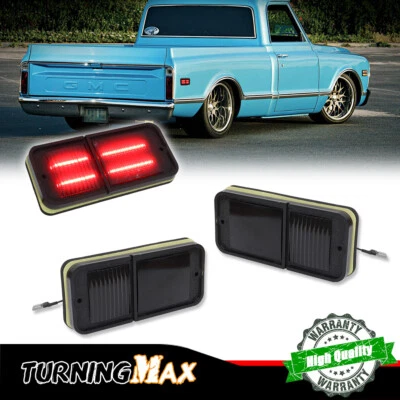 Marcador lateral LED rojo para camioneta Chevy C10 GMC para 68-72 Chevrolet Foto 1 de 4