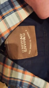 sehr schönes leichtes mehrfarbiges kariertes Man`s World Herren Oberhemd 2XL - Bild 1 von 6