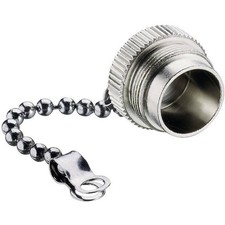 Cappuccio Lumberg 0 Argento 1 pz. Cappuccio di protezione per spine serie 381