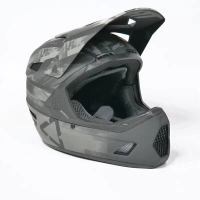 Casco integral Leatt DBX 3.0 DH v20.1 adulto M 57-58 cm negro camuflaje descenso MTB  Foto 1 de 4