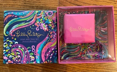 Lilly Pulitzer Soap and Tray Set Lilly’s Jungle Soap NEW - Image 1 of 2