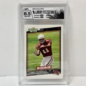 2004 Score - Rookie #373 Larry Fitzgerald HGA 8.5 (RC) - Picture 1 of 2