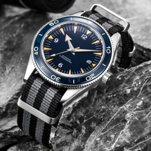 41mm Zafiro Esfera Estéril Fecha Luminosa Impermeable Automático Hombre - Imagen 1 de 18