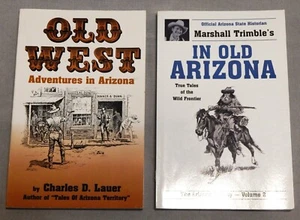 2 Old West Arizona Wild Frontier Stories Marshal Trimble Charles D. Lauer - Imagen 1 de 2