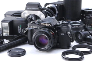 [MINT] MINOLTA NEW X-700 w/ MD 28mm 50mm 70-210mm Lens Set More From JAPAN #326 - Picture 1 of 13