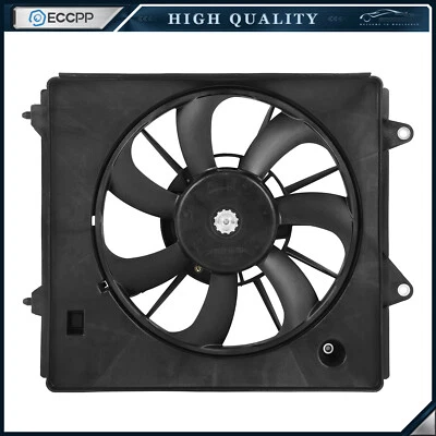 Conjunto de ventilador de refrigeración condensador de aire acondicionado para Honda Fit 2015 2016 2017 2018 2019 2020 Foto 1 de 4