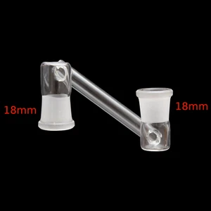 18 mm Buchse auf 18 mm Buchse Seite Drop Down Verlängerung Glas Adapter - Bild 1 von 4
