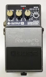 BOSS RV-2 Digital Reverb Guitar Effects Pedal MIJ #39 DHL Express or EMS - Picture 1 of 10