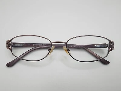 Womens Catherine Deneuve Copper Brown Full Rim Eyeglass Frames CD-268, 50-17-135 - Image 1 of 4