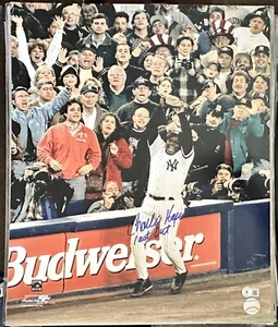 Charlie Hayes Autograph Signed 16x20 Photo W/ Last Out - BAS - Yankees - Picture 1 of 1