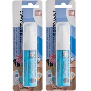 Kuretake 2 Way Glue Pen 15mm Board Tip 2pcs set Adhesive for Kids Adult Artis... - Picture 1 of 6
