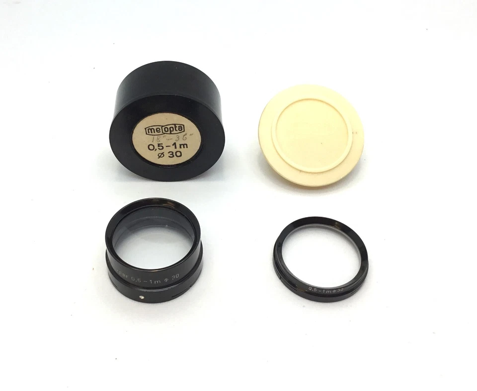 MEOPTA Plexpar 0,5-1m 30mm Close Up Lens  To Fit Flexaret II, III, IV, IVA, VA - Image 1 of 4