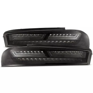 AlphaRex PRO LED Tail Lights Black Housing Smoked Lens For 16-18 Chevy Camaro - Picture 1 of 8