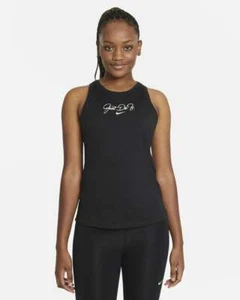 NWT Women’s Nike Medium Black Just Do It Tank Top MSRP $30.00 - Picture 1 of 11