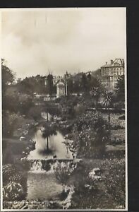 Upper Gardens & War Memorial Bournemouth Unposted Real Photo