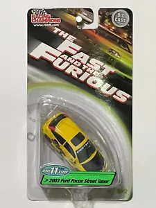 Racing Champions Fast & Furious SVT Ford Focus Street Tuner - RARO - Imagen 1 de 4