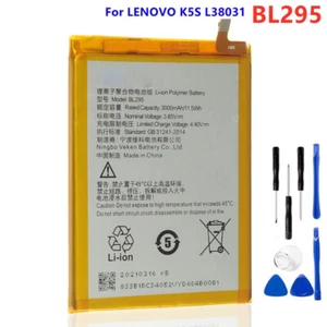 BL295 Original Battery 3000mAh For LO K5S L38031 Smart phone Battery Free tools - Zdjęcie 1 z 1