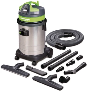 ASPIRAPOLVERE BIDONE ASPIRATUTTO UMIDO SECCO PROFESSIONALE ASPIRA POLVERE INOX - Foto 1 di 10