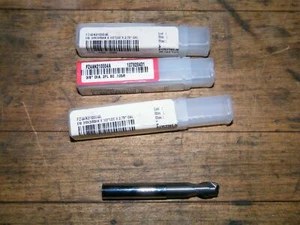 3 Stück HANITA FZ4AN210004A 0,375 3/8" x 2,75" OAL Hartmetall Schaftfräser - Bild 1 von 5