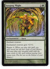 Surging Might *PLAYSET* Magic MtG x4 Coldsnap SP
