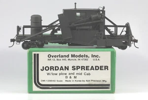 Overland Models Inc Boston & Maine Jordan Spreader, Low Plow with Mid Cab, EX/BX - Picture 1 of 5