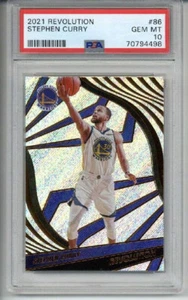 2021 PANINI REVOLUTION #86 STEPHEN CURRY WARRIORS PSA 10 LOW POP 13 RARE - Picture 1 of 2