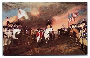 Landung von Kolumbus auf San Salvador bei Vanderlyn in der Rotunde des Kapitols Postkarte - Bild 1 von 2