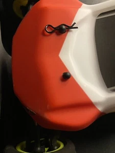 LOSI Mini-T 2.0 Body Clips (24) Black & Silver - Losi 1/18 1/16 Scale Mini B - Picture 1 of 5