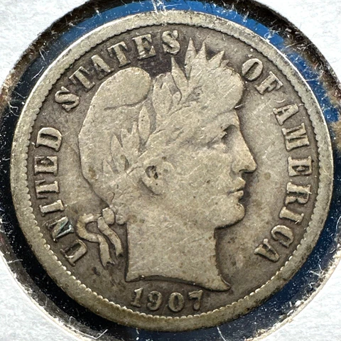 1907-O 10C Barber Dime (74849) Cover