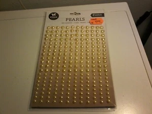 SELF ADHESIVE PEARLS FOR SCRAPBOOKING HEARTS (B) - Picture 1 of 1