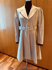 Flávio Castellani Beige Popelinemantel Größe 40/44IT - Bild 1 von 18