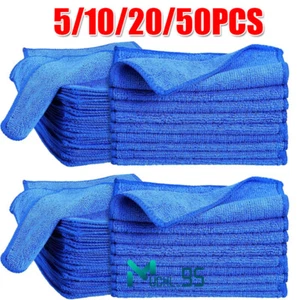 Reusable Microfiber Cleaning Cloth Towel Rag Car Polishing Detailing No-Scratch - Picture 1 of 46