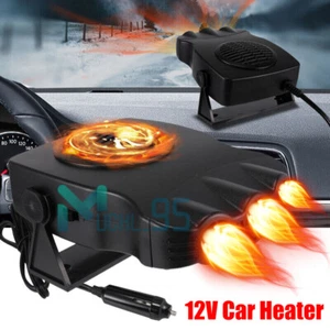 150W 12V Car Heater Defroster Demister Heating Fan Plug in Cigarette Lighter - Picture 1 of 16