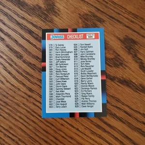 1988 Donruss Checklist #600 - Picture 1 of 2
