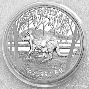 2016 - AUS $1 - 1oz .999 silver - Seasons Change Kangaroo series - Picture 1 of 6