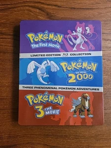 Pokemon Mix Giftset Blu-ray Steelbook 3-Pack: Pokemon movies 1-3 - Imagen 1 de 5