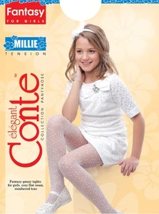Conte Millie 20 Den - Fantasy dünne Strumpfhose für Mädchen mit Tupfen 4 Jahre 6 Jahre 8 Jahre - Bild 1 von 11