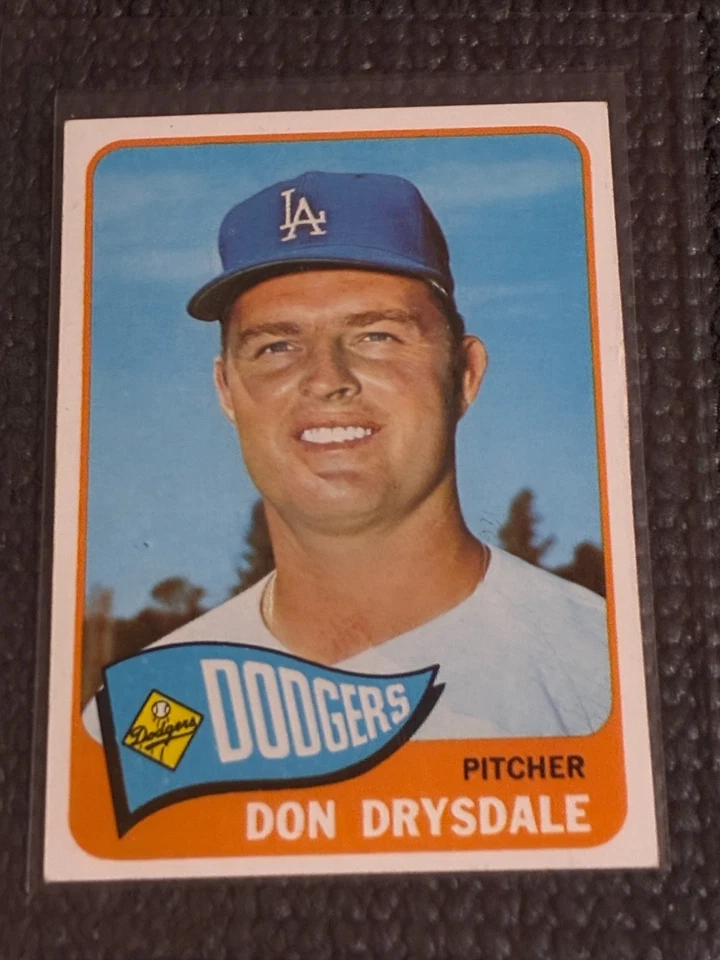 Topps Don Drysdale #260 1965 - casi nuevo/muy bueno - sin pliegues - esquinas afiladas - centrado Foto 1 de 2